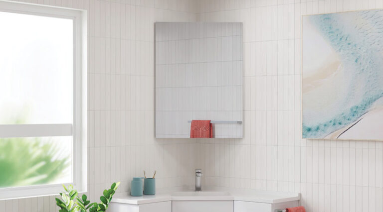 Corner Mirror Cabinet - Bathroom International